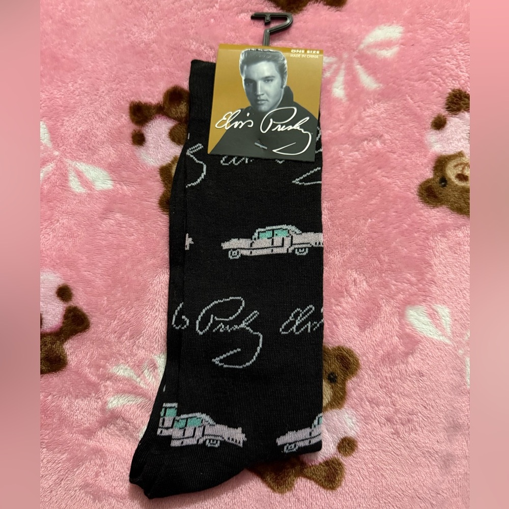Elvis Presley Crew Socks (1 Pair)